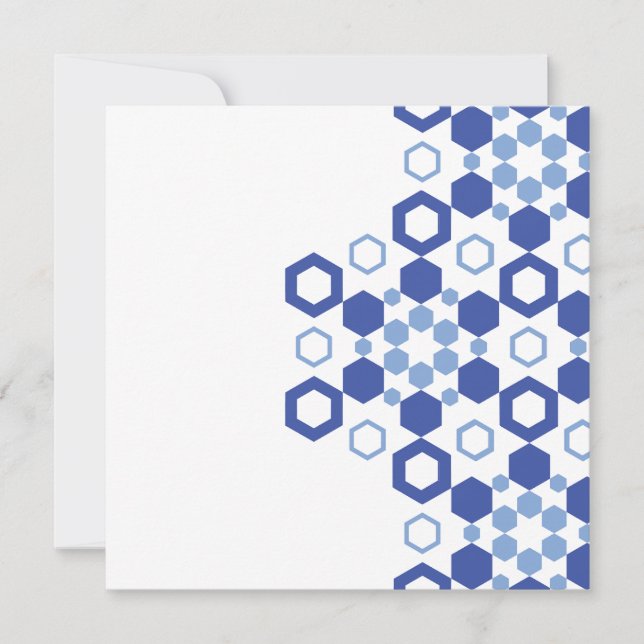 Frosted Symmetry Holiday Card (Front)