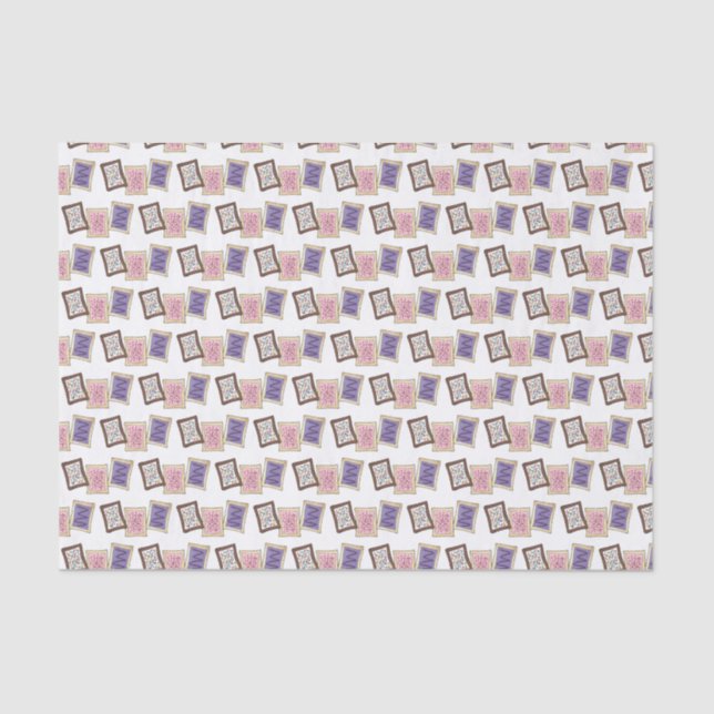 Frosted Toaster Pastries Breakfast Food Pastry Tissue Paper (Front)