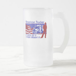 Frosted Truckers Mug