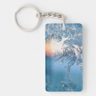 Frosted View Key Ring