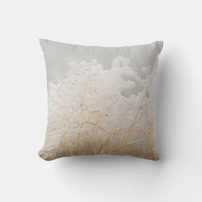 Frosted Winter Grasses Cushion (Front)