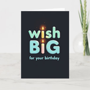 Frosted Wish Big Card