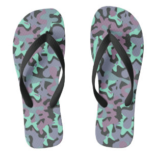 Frosting Signature Camo Flip Flops