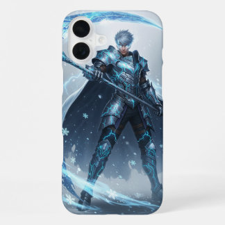 Frostmarked Warrior | Epic Anime iPhone 16 Plus Case
