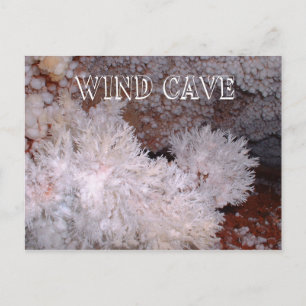 Frostwork and Popcorn Formations, Wind Cave, SD Postcard
