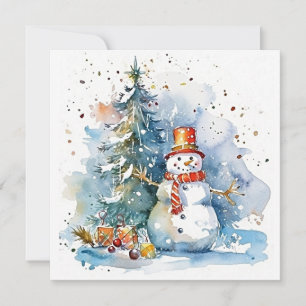 "Frosty Adventures: Fun-filled Christmas" Card