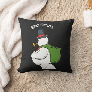 Frosty Austrian Alps Cushion