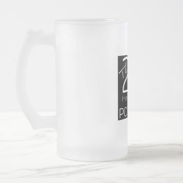 Frosty Beer Mug - Black (Left)