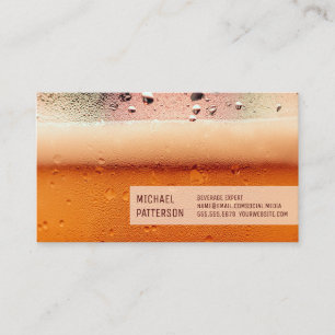 Frosty Beer Mug   Restaurateur Business Card