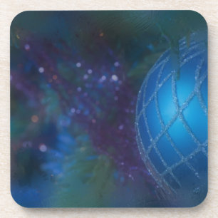 Frosty Blue Ornament Coaster