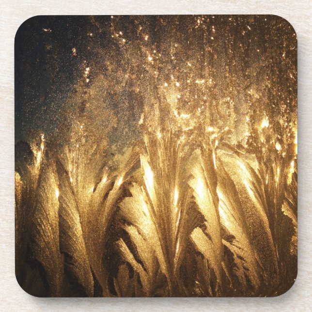 Frosty bronzed coasters (Front)