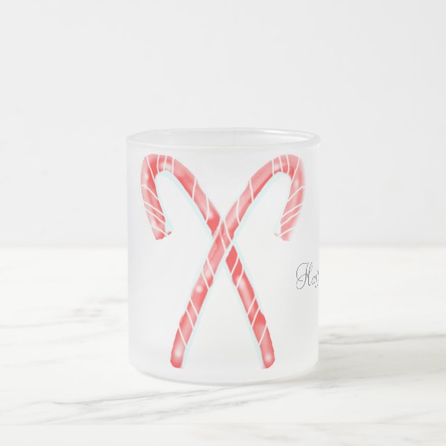 Frosty Candy Canes Mug (Center)