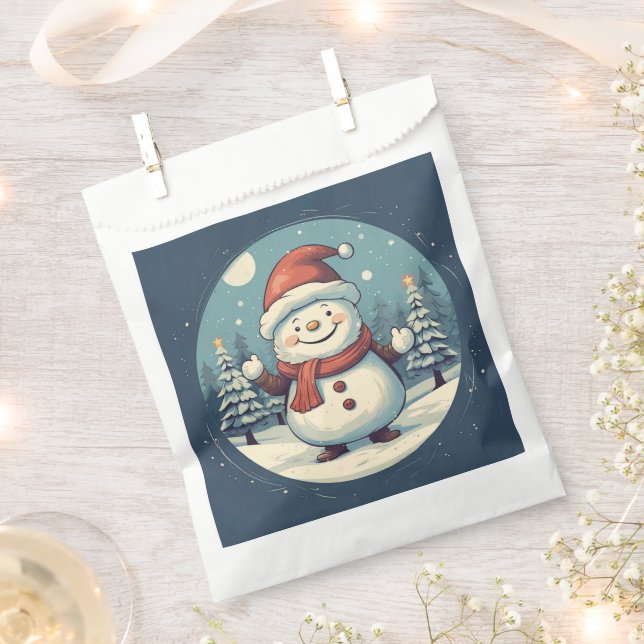 Frosty Charm for the Holidays Favour Bags (Clipped)