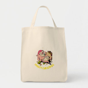 Frosty Christmas Tote Bag