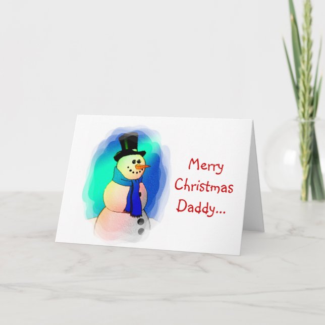 Frosty Dreams Holiday Card (Front)