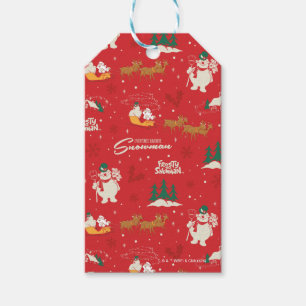Frosty - Everyone's Favourite Snowman Pattern Gift Tags