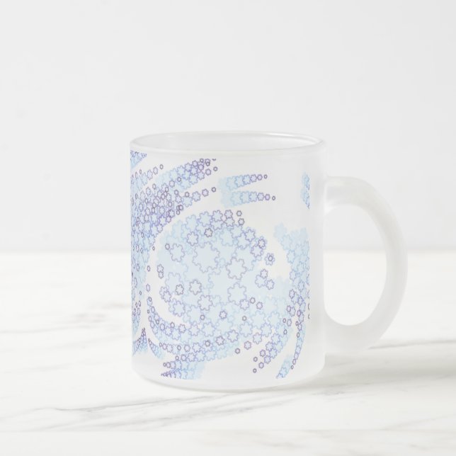 Frosty Flakes Frosted Glass Coffee Mug (Right)