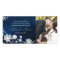Frosty Floral Winter Wedding Thank You Photo Card