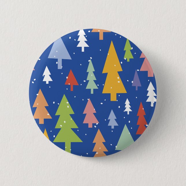 Frosty Forest Button (Front)