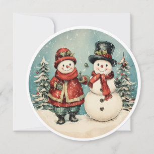 Frosty Friends Holiday Card