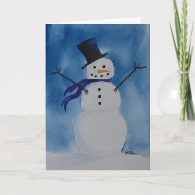 "Frosty" Holiday Card (Front)