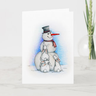 FROSTY HOLIDAY CARD