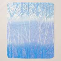 Frosty MIsty Trees Baby Blue