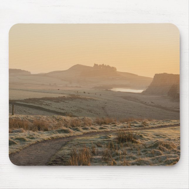 Frosty Morning at Steel Rigg Mouse Mat (Front)