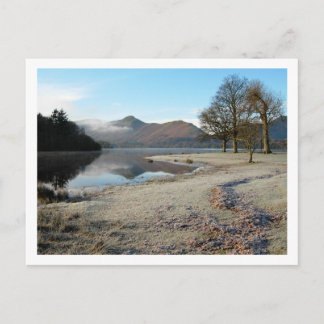 Frosty Morning at Strandshag Bay: Derwentwater Pos Postcard