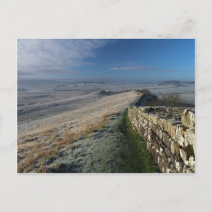 Frosty Morning on Hadrian's Wall Postcard