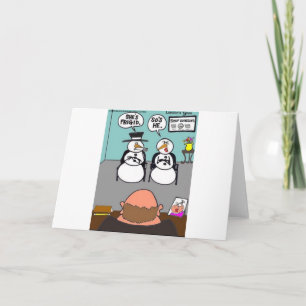 Frosty Relationships Funny Christmas gifts & Tees Holiday Card