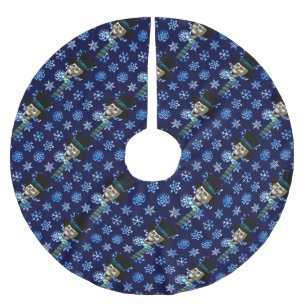 Frosty Skull Brushed Polyester Tree Skirt