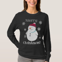 Frosty Snowman Cute Animal Merry Christmas