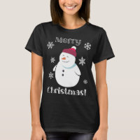 Frosty Snowman Cute Animal Merry Christmas