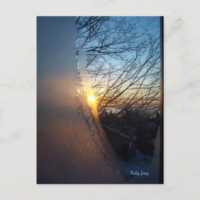 Frosty Sunrise Postcard (Front)