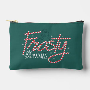 Frosty the Snowman Candy Cane Logo Accessory Pouch