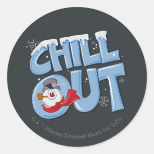 Frosty the Snowman™ Chill Out Classic Round Sticker