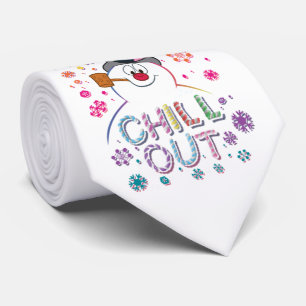 Frosty the Snowman™   "Chill Out" Rainbow Colors Tie