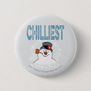 Frosty the Snowman™   Chilliest 6 Cm Round Badge