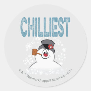 Frosty the Snowman™   Chilliest Classic Round Sticker