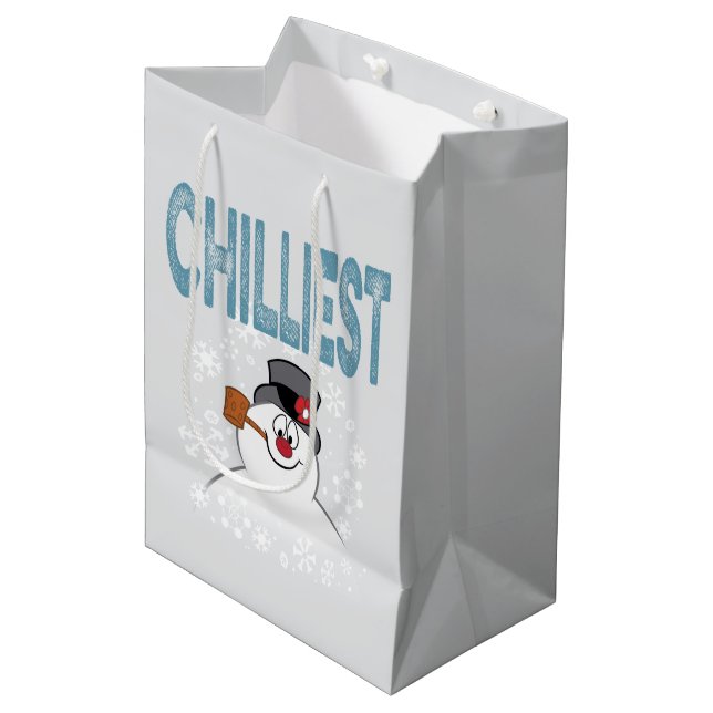 Frosty the Snowman™ | Chilliest Medium Gift Bag (Front Angled)