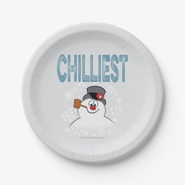 Frosty the Snowman™ | Chilliest Paper Plate (Front)