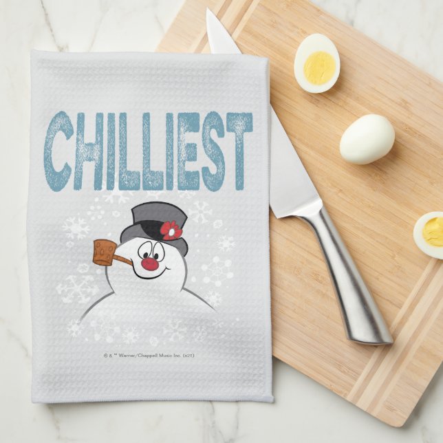 Frosty the Snowman™ | Chilliest Tea Towel (Quarter Fold)