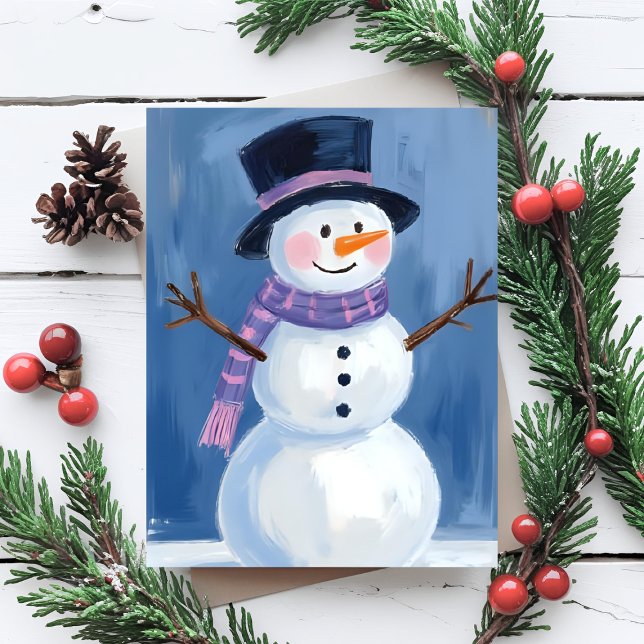 Frosty the Snowman Christmas Holiday Card (Creator Uploaded)
