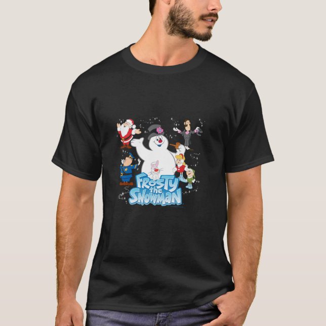 Frosty The Snowman Frosty Cast  T-Shirt (Front)