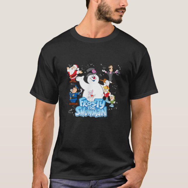 Frosty The Snowman Frosty Cast  T-Shirt (Front)