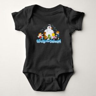 Frosty the Snowman™ Frosty & Children Playing Baby Bodysuit