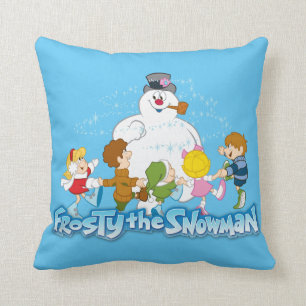 Frosty the Snowman™   Frosty & Children Playing Cushion