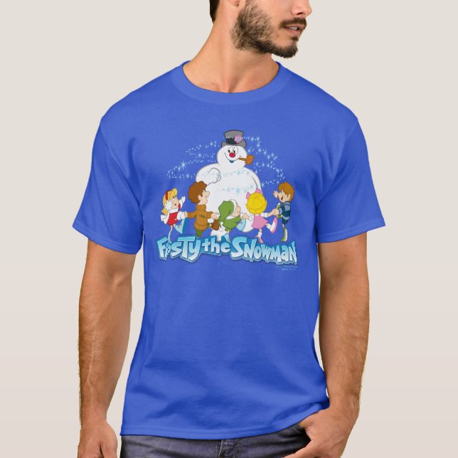 Frosty the Snowman™ | Frosty & Children Playing T-Shirt (Front)