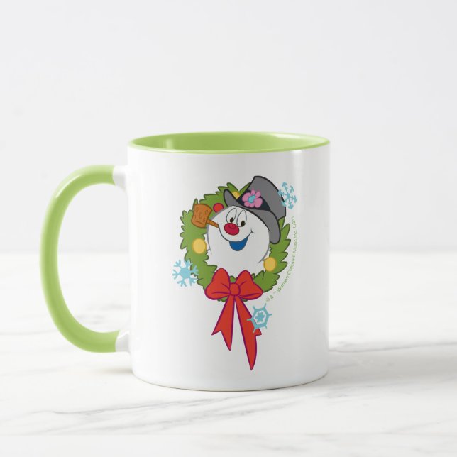 Frosty the Snowman™ | Frosty Holiday Wreath Mug (Left)